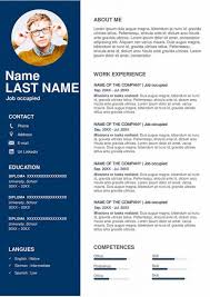 No need to use a cv builder: Free Resume Examples In Word Format Cvs Downloads