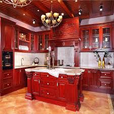 wine red metal glass wood kitchen