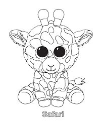 Safari Beanie Boo Coloring Pages K5 Worksheets Beanie Boo Birthdays Cat Coloring Page Animal Coloring Pages