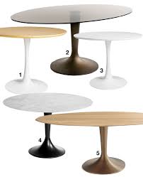 Histoire Design Table Tulipe D Eero Saarinen Blog Deco Clematc Table Tulipe Table Tulipe Knoll Table Ovale Bois