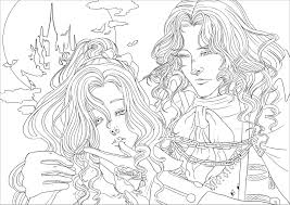 Here are our halloween coloring pages for adults (or talented kids !). Alucard And Maria Version Facile Halloween Adult Coloring Pages