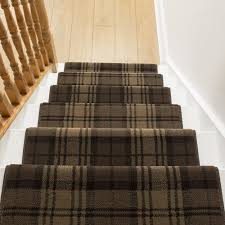 Black And Brown Rug Runner Tartan Brown Stair Runner Stair Runner Stair Runner Carpet Carpet Stairs