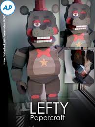 Lefty Papercraft Templates Available By Azamatasd402 On Deviantart Search results for funtime foxy fnaf. lefty papercraft templates available