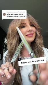 Cutting Hair with Pinking Shears