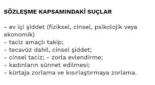 2011 yılında ise kadın hakları konusunda önemli bir adım atılarak i̇stanbul sözleşmesi imzaya açıldı. Istanbul Sozlesmesi Yasatir Marti Dergisi