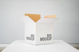 Download Open Square Packaging Box Mockup Free Package Mockups