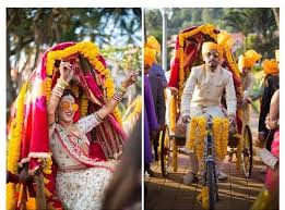 Quirky Funny And Bright Loved This Cool Entry Of The Bride And The Groom Indian Weddings Shaadi Bride Entry Wedding Entrance Indian Wedding
