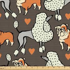 To achieve our mission, we put safety first and only work with certified groomers. Poodle Sofa Upholstery Fabric By The Yard Doodle Illustration Of Dogs With Heart Motifs Bulldog Decorative Fabric For Diy And Home Accents By Ambesonne Walmart Com Walmart Com