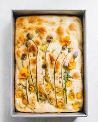 Garden Decorated Sourdough Focaccia Bread Focaccia Focaccia Bread Yeast Bread Recipes