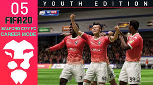 Welcome to the official salford city online shop. Fifa 20 Youth Academy Career Mode Ep 5 Aint No Rui Salford City Youth Edition Youtube