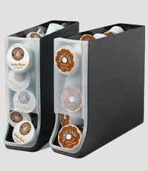 Two Pack Of K Cup Dispensers For Only 24 99 Four Of These Two Packs And My Coffee Shelf May Look Presentab K Cup Storage Coffee Pod Storage Coffee Storage