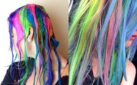 Rainbow Candy Floss Hair Tutorial Pinwheel Hair Color Hair Dye Tutorial Hair Tutorial