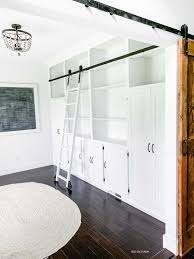 When choosing the best library ladder for kitchen use, you must choose the right ladder for you and your home. Diy Floor To Ceiling Bookshelves And Rolling Ladder Old Salt Farm