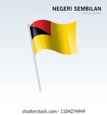 Maksud bendera & jata setiap negeri di malaysia. Waving Flag Negeri Sembilan State Federal Stock Vector Royalty Free 1104274949