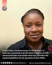 Kim, an Old Harbour, St Catherine, businesswoman, walked into the  Scotiabank automated banking machine (ABM) in the centre of the town last  Friday to make a deposit, but left frustrated. The machine,