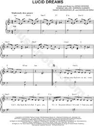 Lucid dreams (forget me) (official audio) vk music 007 — juice wrld. Juice Wrld Lucid Dreams Sheet Music Easy Piano In A Minor Download Print Easy Piano Lucid Dreaming Sheet Music