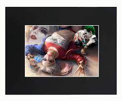 Harley Quinn, Joker, Suicide Squad Sexy Art Print Picture 8x10 Matted  Poster | eBay