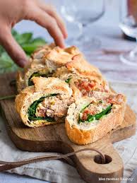 Baguette Farcie Au Fromage Et Tomate Confite Mes Recettes Healthy Recette Baguette Farcis Idee Repas Healthy Recette