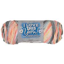 Lightweight and versatile, fingering weight yarn can be used for variety of projects including socks, baby items, mittens, hats and even colorful fair isle patterns. City Beat Print I Love This Yarn Hobby Lobby 4617