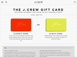 Buy discount men's clothing, women's clothing, and kids clothing. J Crew Gift Card Balance Check Balance Enquiry Links Reviews Contact Social Terms And More Gcb Today