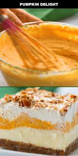 Pumpkin Delight Video Food Videos Desserts Desserts Dessert Recipes