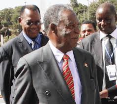 Kenneth kaunda having a light moment with presidential affairs minister. Sata Starts Building His Retirement House Before His Three Predecessors Zambian Watchdog