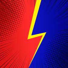 Pop Art Red And Blue Background Speed Line Retro Comic Rays Illustration Pop Art Background Pop Art Graphic Design Background Templates