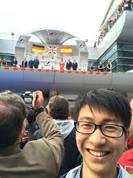 I think the last time I celebrated with a lot of foreigners was in F1  Shanghai GP ....well I am a foreigner now