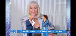 Cantante, ballerina, presentatrice, attrice, si è spenta a causa di una malattia che da qualche tempo aveva attaccato il suo corpo, e che raffaella non aveva mai voluto rendere pubblica. Rams3xwir6wz2m
