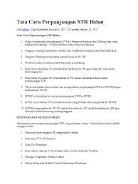 Contoh soal cpns, contoh sop, contoh soalan upsr, contoh soalan spm, contoh soal matematika, contoh dialog interaktif, contoh dialog. Tata Cara Perpanjangan Str Bidan