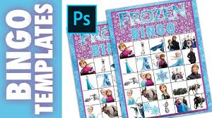 Our educational bingo games can all be customized so they are perfect for your child's curriculum. How To Make Bingo Cards Template Printables In Photoshop Youtube