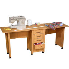 Venture Horizon Lamont Double Mobile Desk Walmart Com Mobile Desk Sewing Furniture Sewing Machine Tables
