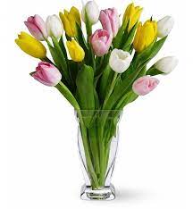 Belajar Membuat Rangkaian Bunga Tulip Dengan Vas Bunga Tulip Bunga Rangkaian Bunga