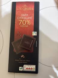 Dark Chocolate 70% – J.D. Gross – 125g