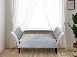 March 10, 2020 0 comments. Homeharmony Windsor Easy To Assemble Velvet Window Seat Ottoman Storage Bed End Sofa Bench Silver Buy Online In China At China Desertcart Com Productid 84383052