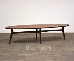 Base reads as a diamond form, however actually has six sides, four long side. Mersman Surfboard Walnut Coffee Table By Mixedmodern1 From Mixed Modern Of Nashua Nh Attic