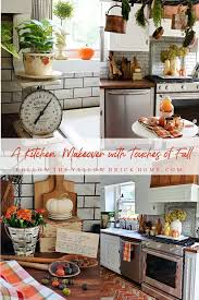 kitchen makeover with touches of fall