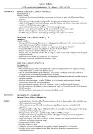 2 documentation of test methods and results the proposed method of carrying out all commissioning tests and the acceptable results shall be documented for. Electrical Design Engineer Resume Samples Velvet Jobs