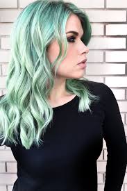 A small hair coloring tutorial ♡ i hope this helps some of you!! Mint Green Hair Color Step By Step Steven Robertson Bangstyle House Of Hair Inspiration