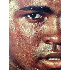 Muhammad Ali Signed Photo 10x12 Newspaper Mag Page NY Sunday News HOF Auto  JSA