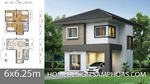 Our 3 bedroom house plan collection includes a wide range of sizes and styles, from modern farmhouse plans to craftsman bungalow floor plans. Small House Plan 6x6 25m With 3 Bedrooms Home Ideas