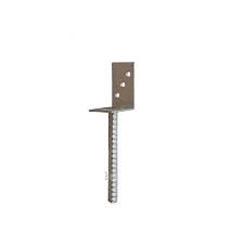 Pfostenanker ratgeber & vergleich 2020. Pfostentrager Pfostenanker L Form Mit Dolle Verzinkt 100x60x4x200 Mm