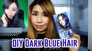But don't care what colour it is along as its red. Dying My Hair Dark Blue With Schwarzkopf Live Intense Color Blue Mercury Youtube