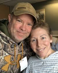 My survivorship story began when my husband, Scott, was diagnosed with  Stage II Hodgkin's Lymphoma in November 2021. As Army Veterans, we  supported each other through his treatment, and he's now in