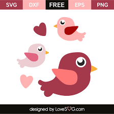 Cute Little Valentine S Day Birds Lovesvg Com