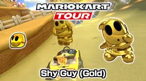 Kart disponible para los que no tuvieran el juego y jugasen mediante descarga ds. Shy Guy Gold Read Desc Mario Kart 8 Mods