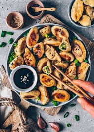 Vegetable Dumplings Vegan Gyoza Potstickers Food Vegetable Dumplings Vegetarian Vegan Recipes
