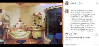 Namun, tampilan kamar mandi yang indah bak hotel mewah tentunya bisa menambah kenyamanan ketika berada di dalam. 5 Sudut Rumah Inul Daratista Di Kampung Kamar Mandi Luas Banget