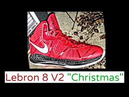 Lebron james debuted this christmas colorway on christmas day 2010, when the miami heat played against the los angeles lakers. Nike Lebron 8 V2 Christmas Review On Feet King James Xmas 2010 Youtube
