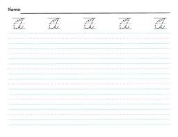Printable letter writing a z; A To Z Handwriting Practice Worksheets Teaching Resources Tpt